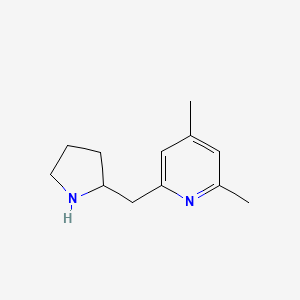 2,4-Dimethyl-6-(2-pyrrolidinylmethyl)pyridine