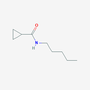 molecular formula C9H17NO B1636821 N-pentylcyclopropanecarboxamide 