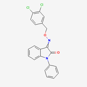 3-[(3,4-Dichlorophenyl)methoxyimino]-1-phenylindol-2-one