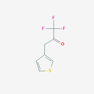 molecular formula C7H5F3OS B163686 1,1,1-Trifluoro-3-(thiophen-3-yl)propan-2-one CAS No. 125774-46-1