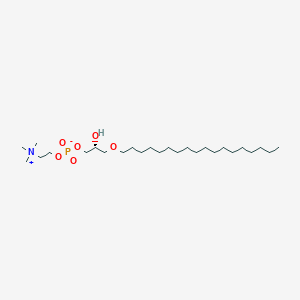 molecular formula C26H56NO6P B163687 1-O-十八烷基-SN-甘油-3-磷酸胆碱 CAS No. 74430-89-0
