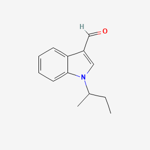 molecular formula C13H15NO B1636887 1-Butan-2-ylindole-3-carbaldehyde 