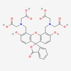 molecular formula C30H26N2O13 B1636899 Calcein tetraethyl acid CAS No. 36352-49-5