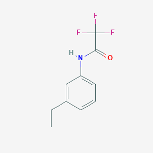 molecular formula C10H10F3NO B1636906 N-(3-ethylphenyl)-2,2,2-trifluoroacetamide 