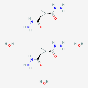 molecular formula C10H26N8O7 B1636912 (1S,2S)-cyclopropane-1,2-dicarbohydrazide Trihydrate 