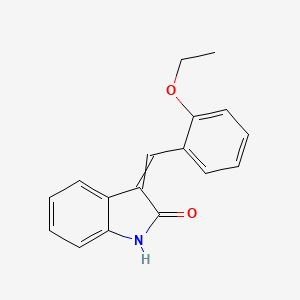 3-[(2-ethoxyphenyl)methylidene]-1H-indol-2-one