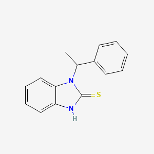 molecular formula C15H14N2S B1636944 1-(1-phenylethyl)-1H-benzimidazole-2-thiol 