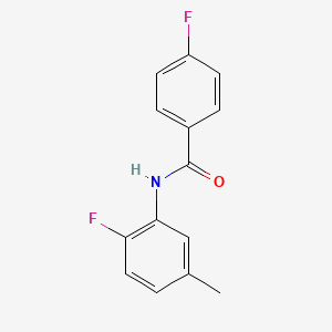 4-fluoro-N-(2-fluoro-5-methylphenyl)benzamide