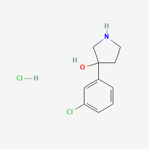 3-(m-Chlorophenyl)-3-pyrrolidinol hydrochloride