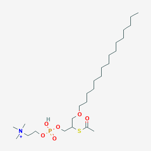 molecular formula C26H55NO6PS+ B163696 2-硫代血小板活化因子 CAS No. 96801-55-7