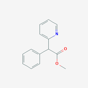 molecular formula C14H13NO2 B1636976 Methyl 2-phenyl-2-(pyridin-2-yl)acetate CAS No. 102037-93-4