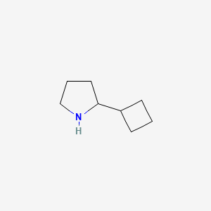 molecular formula C8H15N B1636982 2-环丁基吡咯烷 CAS No. 524674-23-5