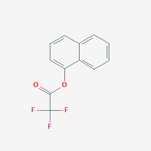 molecular formula C12H7F3O2 B1636997 1-Trifluoroacetoxynaphthalene 