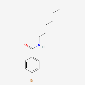 molecular formula C13H18BrNO B1637057 4-bromo-N-hexylbenzamide 