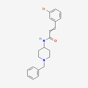 molecular formula C21H23BrN2O B1637061 N-(1-benzylpiperidin-4-yl)-3-(3-bromophenyl)prop-2-enamide 