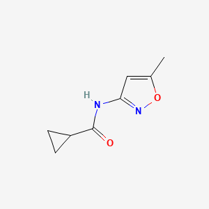 molecular formula C8H10N2O2 B1637062 N-(5-methyl-1,2-oxazol-3-yl)cyclopropanecarboxamide 