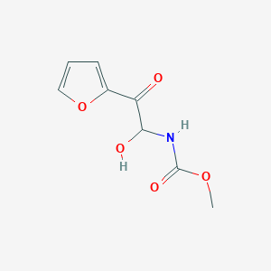 Methyl 2-(2-furyl)-1-hydroxy-2-oxoethylcarbamate