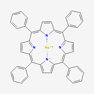 molecular formula C44H28N4Pd B1637072 Palladium(2+);5,10,15,20-tetraphenylporphyrin-22,24-diide 