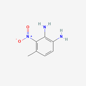 molecular formula C7H9N3O2 B1637075 4-Methyl-3-nitrobenzene-1,2-diamine CAS No. 172549-15-4