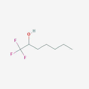 molecular formula C7H13F3O B1637101 1,1,1-Trifluoroheptan-2-ol 