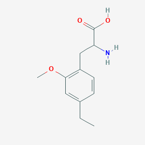 2-Amino-3-(4-ethyl-2-methoxyphenyl)propanoic acid