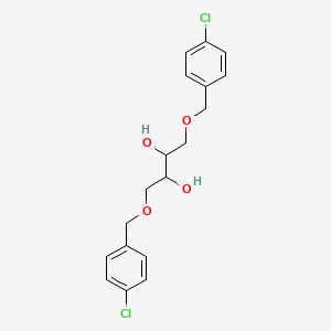 molecular formula C18H20Cl2O4 B1637108 1,4-Bis[(4-chlorophenyl)methoxy]butane-2,3-diol 