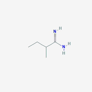 molecular formula C5H12N2 B1637113 2-Methylbutanimidamide 
