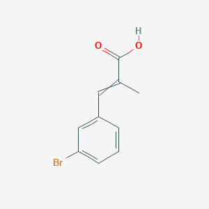 molecular formula C10H9BrO2 B1637125 3-(3-Bromophenyl)-2-methylprop-2-enoic acid 