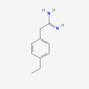 molecular formula C10H14N2 B1637143 2-(4-Ethyl-phenyl)-acetamidine 