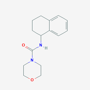molecular formula C15H20N2O2 B1637155 N-(1,2,3,4-tetrahydronaphthalen-1-yl)morpholine-4-carboxamide 