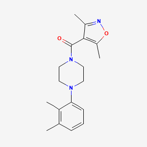 Methanone, (3,5-dimethyl-4-isoxazolyl)[4-(2,3-dimethylphenyl)-1-piperazinyl]-