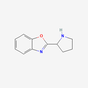 molecular formula C11H12N2O B1637171 2-Pyrrolidin-2-yl-1,3-benzoxazole CAS No. 885461-58-5