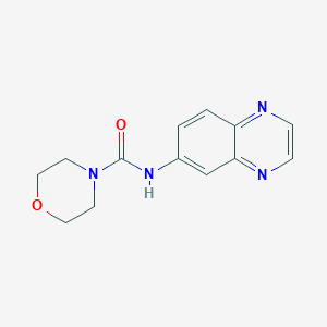 molecular formula C13H14N4O2 B1637201 N-quinoxalin-6-ylmorpholine-4-carboxamide 