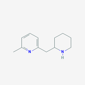 molecular formula C12H18N2 B1637204 2-Methyl-6-(piperidin-2-ylmethyl)pyridine CAS No. 526183-29-9
