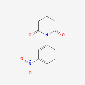 molecular formula C11H10N2O4 B1637251 1-(3-Nitrophenyl)piperidine-2,6-dione 