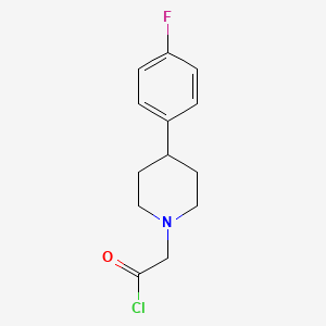 4-(4-Fluorophenyl)-1-piperidineacetyl chloride