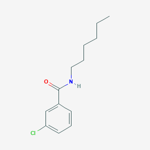 molecular formula C13H18ClNO B1637265 3-chloro-N-hexylbenzamide 