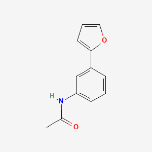 molecular formula C12H11NO2 B1637276 N-[3-(furan-2-yl)phenyl]acetamide 