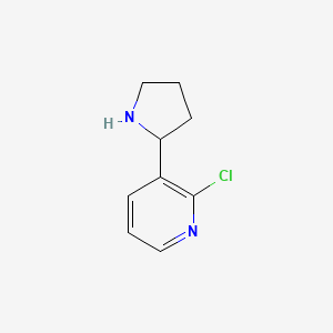 2-Chloro-3-pyrrolidin-2-ylpyridine