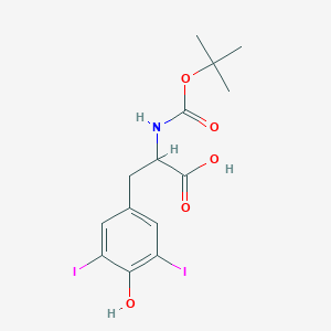 2-((tert-Butoxycarbonyl)amino)-3-(4-hydroxy-3,5-diiodophenyl)propanoic acid