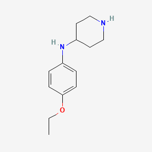 molecular formula C13H20N2O B1637329 N-(4-ethoxyphenyl)piperidin-4-amine 
