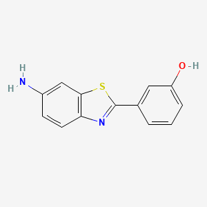 3-(6-Aminobenzo[d]thiazol-2-yl)phenol