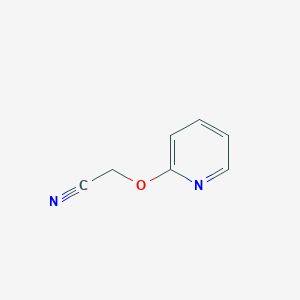 molecular formula C7H6N2O B1637348 2-(2-Pyridyloxy)ethanenitrile 
