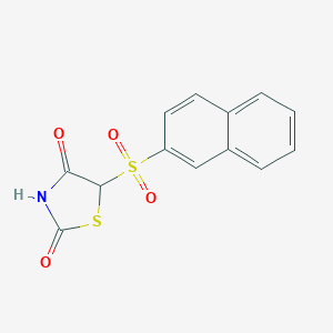 B163735 5-(2-Naphthalenylsulfonyl)-2,4-thiazolidinedione CAS No. 125518-46-9