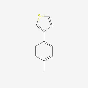 molecular formula C11H10S B1637352 3-(4-Methylphenyl)thiophene 