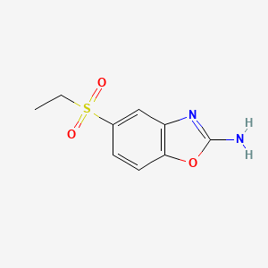 molecular formula C9H10N2O3S B1637363 5-(Ethylsulfonyl)-1,3-benzoxazol-2-amine CAS No. 852851-86-6