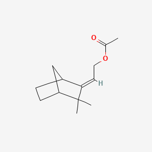 molecular formula C13H20O2 B1637372 (E)-2-(3,3-Dimethylbicyclo[2.2.1]hept-2-ylidene)ethyl acetate CAS No. 2226-03-1