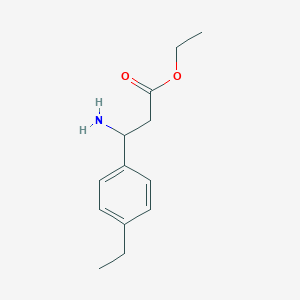 Ethyl 3-amino-3-(4-ethylphenyl)propanoate