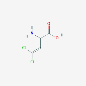 molecular formula C4H5Cl2NO2 B1637388 2-Amino-4,4-dichlorobut-3-enoic acid 