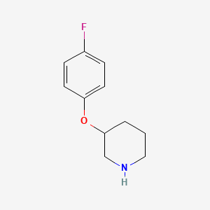 molecular formula C11H14FNO B1637397 3-(4-Fluorophenoxy)piperidine 